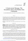 Research paper thumbnail of A Scato-sexual Message: The Secundinus Stone with Phallus from Vindolanda