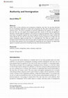 Research paper thumbnail of Authority and Immigration