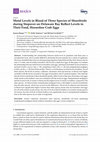 Research paper thumbnail of Metal Levels in Blood of Three Species of Shorebirds during Stopover on Delaware Bay Reflect Levels in Their Food, Horseshoe Crab Eggs