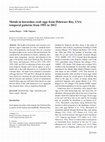 Research paper thumbnail of Metals in horseshoe crab eggs from Delaware Bay, USA: temporal patterns from 1993 to 2012