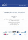 Research paper thumbnail of Spatial Policies Since the Global Financial Crisis
