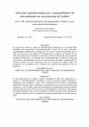 Research paper thumbnail of Libertad, autodeterminación e imputabilidad: El determinismo no necesitarista de Leibniz