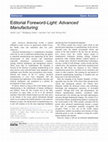 PDF) Advances in manufacturing technology – XXII