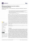 Research paper thumbnail of Dimensional Methods Used in the Additive Manufacturing Process