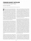 Research paper thumbnail of Feminism Against Capitalism