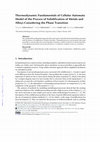 Research paper thumbnail of Thermodynamic Fundamentals of Cellular Automata Model of the Process of Solidification of Metals and Alloys Considering the Phase Transition