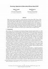Research paper thumbnail of Factoring Adjunction in Hierarchical Phrase-Based SMT
