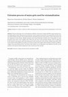 Research paper thumbnail of Extrusion process of maize grits used for nixtamalization