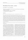 Research paper thumbnail of Biosynthesis of waxy starch - a review