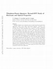 Research paper thumbnail of Thiophene-Furan oligomers: Beyond-DFT Study of Electronic and Optical Properties