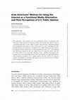 Research paper thumbnail of Arab Americans’ Motives for Using the Internet as a Functional Media Alternative and Their Perceptions of U.S. Public Opinion