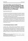 Research paper thumbnail of Increasing Philosophical Dialogue through Special Issues, Peer-Reviewed Articles and Book Reviews: The Future of SATS – Northern European Journal of Philosophy
