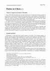 Research paper thumbnail of Thebes in Cilicia-1