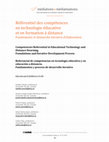 Research paper thumbnail of Référentiel des compétences en technologie éducative et en formation à distance. Fondements et démarche itérative d’élaboration