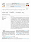 Research paper thumbnail of Comprehensive geochemical assessment, probable ecological and human health risks of heavy metals in water and sediments from dredged and non-dredged Rivers in Lagos, Nigeria