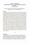 Research paper thumbnail of 'This is not a Shoe': Deconstructing the Shoe as a Visual Metaphor for Gendered Experience