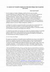 Research paper thumbnail of Le contexte de l’irruption du référentiel éthique dans la question du travail
