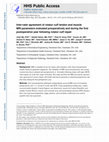 Research paper thumbnail of Inter-rater agreement of rotator cuff tendon and muscle magnetic resonance imaging parameters evaluated preoperatively and during the first postoperative year following rotator cuff repair