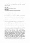 Research paper thumbnail of The development of positive values through a democratic approach to learning