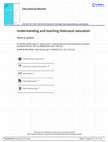 Research paper thumbnail of Understanding and Teaching Holocaust Education