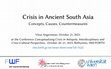 Research paper thumbnail of Crisis in Ancient South Asia: Concepts, Causes, Countermeasures