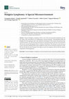 Research paper thumbnail of Hodgkin Lymphoma: A Special Microenvironment