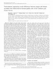 Research paper thumbnail of Transcriptome sequencing reveals differences between anagen and telogen secondary hair follicle-derived dermal papilla cells of the Cashmere goat (Capra hircus)