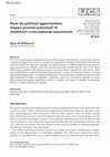 Research paper thumbnail of How Do Political Opportunities Impact Protest Potential? A Multilevel Cross-national Assessment