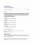 Research paper thumbnail of Chemical composition of air masses transported from Asia to the U.S. West Coast during ITCT 2K2: Fossil fuel combustion versus biomass-burning signatures