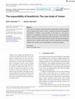 Research paper thumbnail of The responsibility of bioethicists: The case study of Yemen