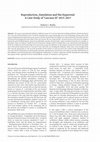 Research paper thumbnail of Reproduction, Simulation and the Hyperreal: A Case Study of 'Lascaux III' 2015-2017