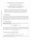 Research paper thumbnail of Quantizing Dirac and Nambu Brackets