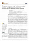 Research paper thumbnail of Toward a Fast but Reliable Energy Performance Evaluation Method for Existing Residential Building Stock