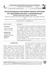 Research paper thumbnail of Recent Developments in the Synthetic Chemistry of Pyrimido [4, 5-d] pyrimidine Derivatives: A Systematic Review