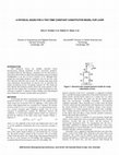 Research paper thumbnail of A Physical Basis for a Two Time Constant Constitutive Model for Liver