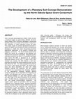 Research paper thumbnail of The Development of a Planetary Suit Concept Demonstrator by the North Dakota Space Grant Consortium