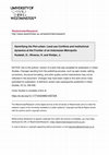 Research paper thumbnail of Gentrifying the peri-urban: Land use conflicts and institutional dynamics at the frontier of an Indonesian metropolis