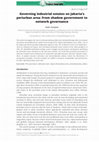 Research paper thumbnail of Governing industrial estates on Jakarta's periurban area: From shadow government to network governance