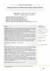 Research paper thumbnail of Bibliometric Analysis of the Bladder Cancer Publications Between 1975-2018