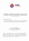 Research paper thumbnail of Biomimicry: optimization strategy from nature towards sustainable solutions for energy-efficient building design