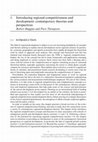 Research paper thumbnail of Introducing regional competitiveness and development: contemporary theories and perspectives