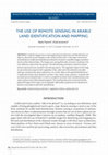 Research paper thumbnail of The use of remote sensing in arable land identification and mapping