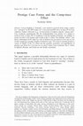 Research paper thumbnail of Prestige Case Forms and the Comp-trace Effect