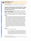 Research paper thumbnail of Angiotensin II stimulates elution of Na-K-ATPase from a digoxin-affinity column by increasing the kinetic response to ligands that trigger the decay of E<sub>2</sub>-P