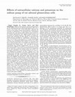 Research paper thumbnail of Effects of extracellular calcium and potassium on the sodium pump of rat adrenal glomerulosa cells