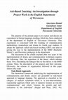 Research paper thumbnail of Task-Based Teaching: An Investigation through Project Work in the English Department of Tizi-ouzou