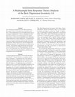 Research paper thumbnail of A multisample item response theory analysis of the Beck Depression Inventory-1A
