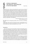 Research paper thumbnail of Historical Demography and Genealogy. Their Approaches in the Past and Present