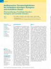 Research paper thumbnail of Medikamentöse Therapiemöglichkeiten bei vestibulären Störungen, Nystagmus und zerebellären Ataxien