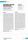 Research paper thumbnail of História mais do que humana: descrevendo o futuro como atualização repetidora da Inteligência Artificial